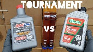 Amsoil vs OReilly motor oil tournament