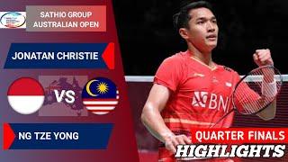 JONATAN CHRISTIE INA vs MAS NG TZE YONG  AUSTRALIAN OPEN