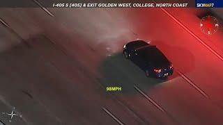 WATCH LIVE Police chasing suspect at high speeds in Orange County