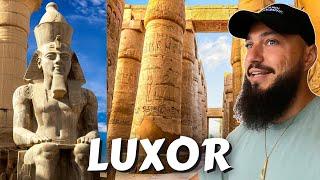 Almost Broke My Leg As Luxor Temple Took My Breath Away - Ancient Egypt Is Mind-blowing 