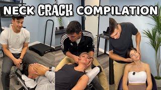 6 MINUTES OF NECK CRACKS ASMR   Dr. Tyler the Chiropractor Best of TikTok Compilation