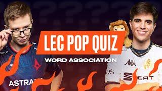 Word Association  LEC Pop Quiz  2022 LEC Spring