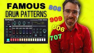 Famous Roland Drum Patterns with the TR-6S 606707808909