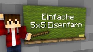 Einfache 5x5 Eisenfarm in Minecraft 1.19  LarsLP