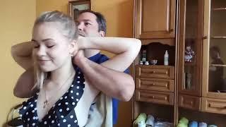 Russian Women Gets *BONE SALIVATING* Cracks I ASMR Chiropractic