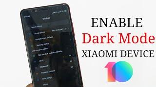 How To Enable Dark Mode in Your All Xiaomi Devices  Note 5 Pro  Redmi 4