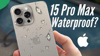 iPhone 15 Pro Max - Is it Waterproof? Apple..