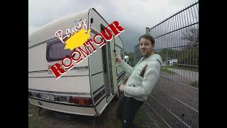 Roomtour im Regen Wohnwagen von innen und außen