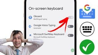 How to Solve Manage on Screen Keyboard Problem 2024  Fix on screen keyboard problem