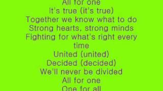 Barbie and The Three Musketeers - All For One wlyrics