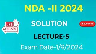 NDA - II 2024 SOLUTION II LEC- 5