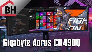 Gigabyte Aorus CO49DQ review - QD-OLED gets real wide