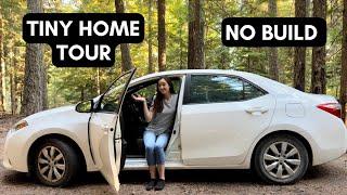 Car Home TOUR Living in my 2016 Toyota Corolla