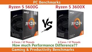 Ryzen 5 5600G vs Ryzen 5 3600X