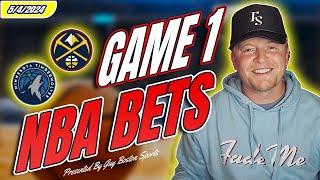 Timberwolves vs Nuggets GAME 1 NBA Picks Today  FREE NBA Best Bets Predictions and Player Props