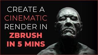 How to create a stunning CINEMATIC render in Zbrush in 5 minutes The Digital Clays setup