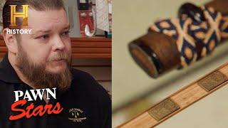 Pawn Stars 1800s SAMURAI SWORD WITH SECRET MONEY POCKET  #Shorts