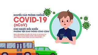 #covid #covid19 Khuyến cáo cho người điều khiển phương tiện giao thông công cộng