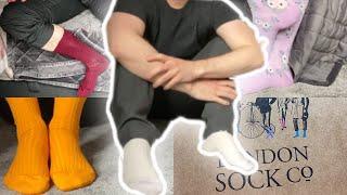 LONDON SOCK COMPANY ENTHUSIAST BOX APRIL 2020 UNBOXING & TRY ON MENS SOCKS CLUB