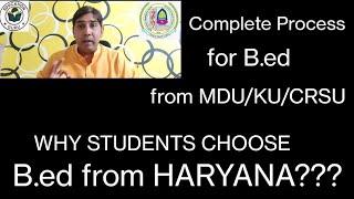 ADMISSIONS open in MDU ROHTAK UNIVERSITY for B.ed 2022-23KURUKSHETRA UNIVERSITYCRSUMDU GUIDELINES