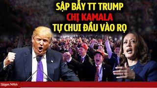 Kamala Harris tự chui đầu vào rọ Fan Trump ĂN MỪNG chờ TT Trump đánh bại chị ta trên sàn tranh luận