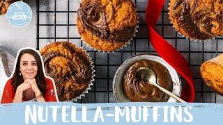 Nutella Muffins     das beste Muffinrezept mit Nutella  Einfach Backen