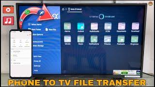 How To File And Data Transfer Google Tv 2023  Phone To Tv Application Share  Google Tv Demo