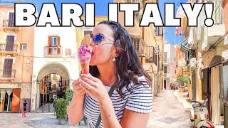 ITALYS MOST UNDERRATED CITY?? EPIC Italian Foods & Polignano A Mare Day Trip Bari Italy Vlog