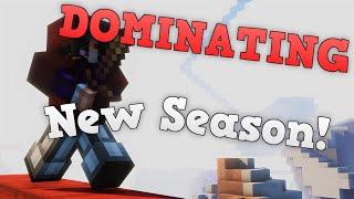 DOMINATING The New Season Ranked Bedwars