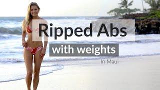 How to Get Ripped Abs with Weights  Rebecca Louise