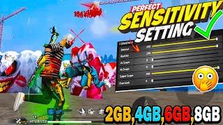 Best Sensitivity Setting For Headshot️ 2GB - 3GB - 4GB RAM  FREE FIRE