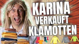 Karina bei der Arbeit - Klamottenladen  Freshtorge