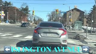 Driving on Dundas Street in Toronto Part 1