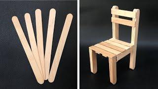 How to make a Chair with popsicle stick — DIY