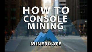 How to console mining in MinerGate CPU Mining