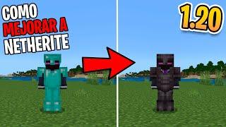 Como Hacer Armadura y Herramientas de Netherite en Minecraft 1.20 Java y Bedrock 