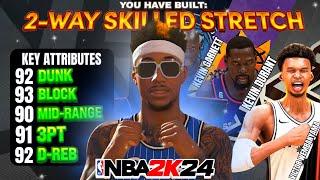 92 DUNK + 91 3PT + 93 BLOCK 2 WAY STRETCH BIG BUILD CAN DO EVERYTHING BEST CENTER BUILD IN NBA2K24