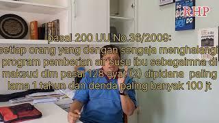 bayi yg msh diberi ASI diambil paksadipisahkan dari Ibu nya oleh si ayah krn cerai bisa  pidana?