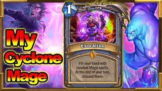 I Just Win Here My Cyclone Mage Deck Doesnt Lose Any Fight Scholomance Academy  Hearthstone