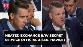 Trump shooting hearing Senator Hawley and Secret Service Director get into heated exchange watch