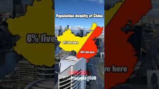 Population density of China  #india #country #shorts #asia #china #taiwan #socialdredits #asia