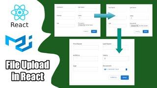Creating your own react File Upload Component  React JS  Material
