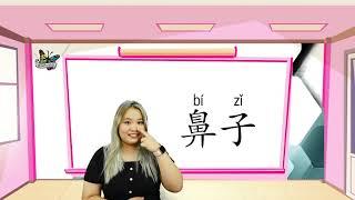 Easy Chinese  Recognize Body Parts  Beginner Learning for Kids  Karisma Educators