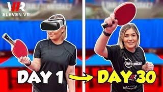 Can Virtual Reality Improve Real Life Table Tennis?  30 Day Challenge