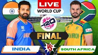  T20 WC 2024 Live IND vs SA Final  Live Score & Commentary  INDIA vs South Africa Live Today