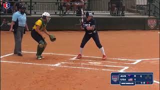 Team USA Softball vs Team Australia Softball  July 4 2022  Exhibition Game