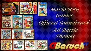 Mario RPG Games OST - All Battle Themes 1996 - 2017