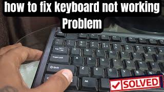 how to fix keyboard is not working problem on Windows 10  11 8.1