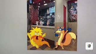 Swiper misbehaves at Jack in the Box and gets grounded