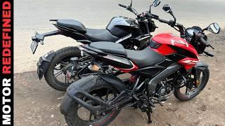 2024 Bajaj Pulsar NS125 Wide Tyres Vs Hero Xtreme 125R Ride Comparison  Motor Redefined.